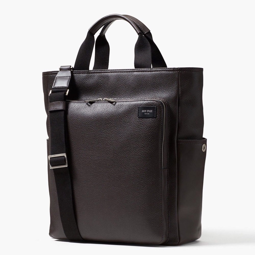 Jack Spade Leather Carry All Bag - Picture 2 of 7